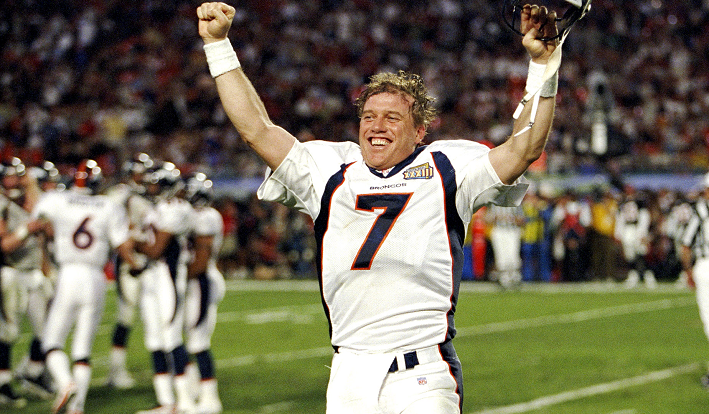 John Elway led the Broncos to two Super Bowl wins.