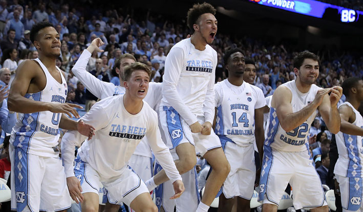 North Carolina tops the NCAAB Betting Odds for the 2017 Opening Weekend.