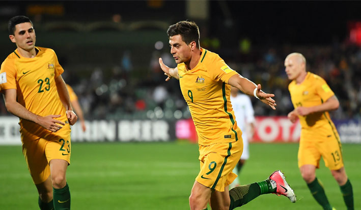 Australia is the the underdogs in the soccer odds on Thursday.