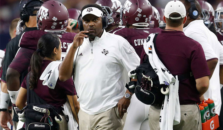 Texas A&M is one of the underdogs in the college football betting odds to win the national championship.
