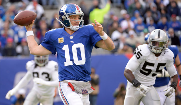 The New York Giants are not a top favorite to win Super Bowl LII this season.