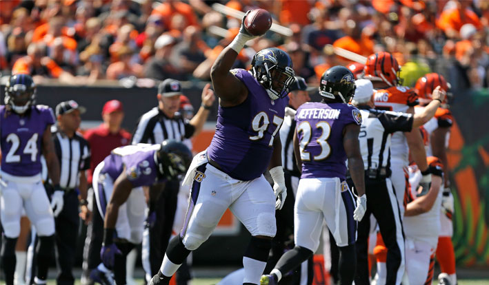 According to the NFL Betting Odds for Week 4, the Ravens are underdogs despite playing at home.