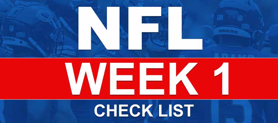 Betting Checklist for NFL Games
