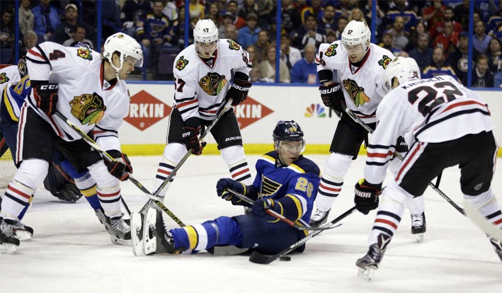 NHL Playoffs Betting Lines on Chicago at St. Louis Game 5