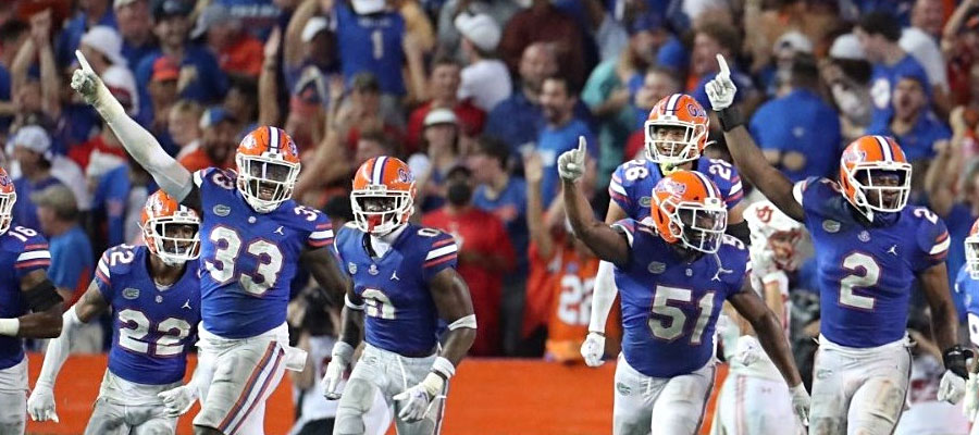 Betting of the Top 25 in College Football for Week 2: Florida Gators