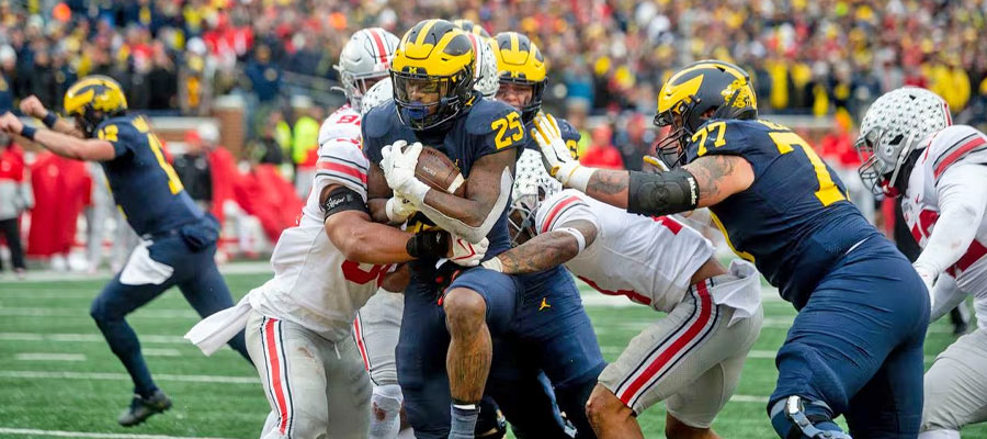 #2 Ohio State vs #3 Michigan NCAAF Odds for Week 13