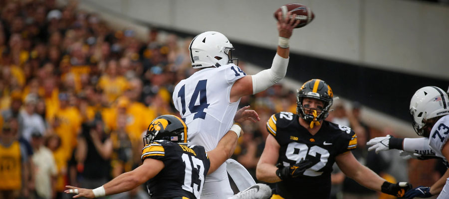 #24 Iowa vs #7 Penn State NCAA Football Odds for Week 4