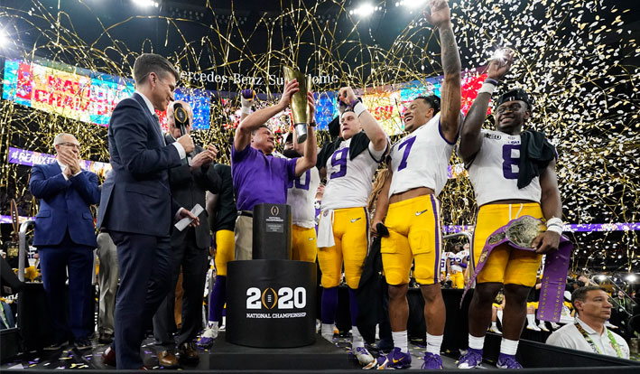 Early 2021 College Football Playoff National Championship Odds