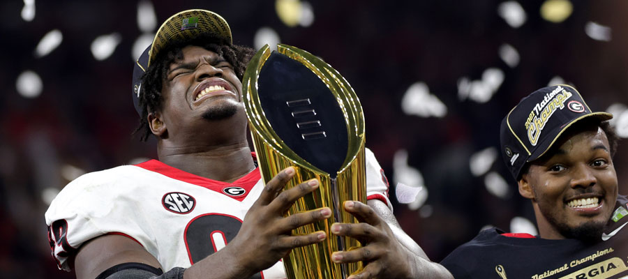 NCAA Football Betting News & Prediction: Georgia to Win National Championship