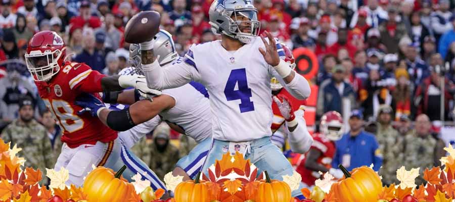 NFL Thanksgiving Games: Las Vegas Raiders at Dallas Cowboys Betting Preview