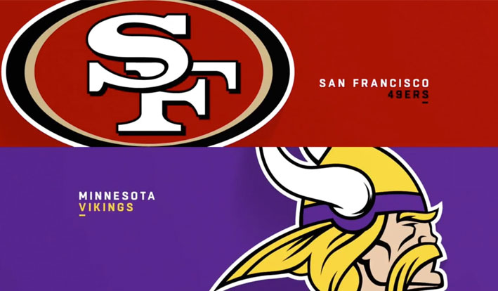 Vikings vs 49ers 2020 NFC Divisional Round Odds & Game Info