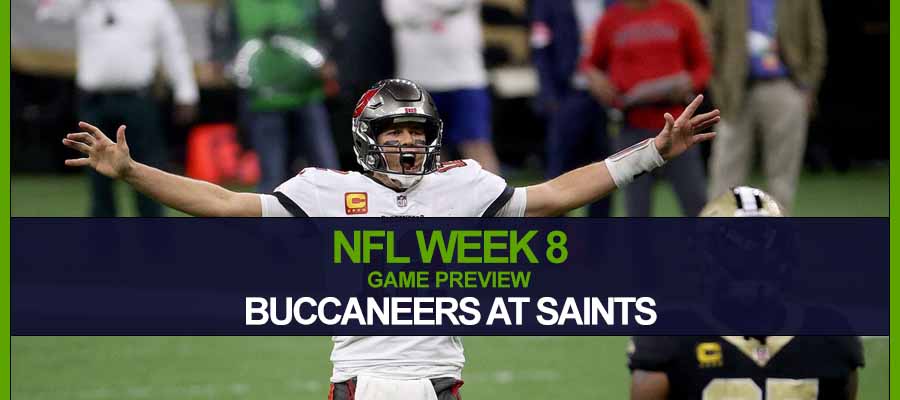 NFL Week 8: Tampa Bay Buccaneers at New Orleans Saints Betting Preview